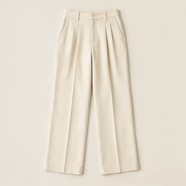Pleated trousers preset in the bottom / dress slot for Office day