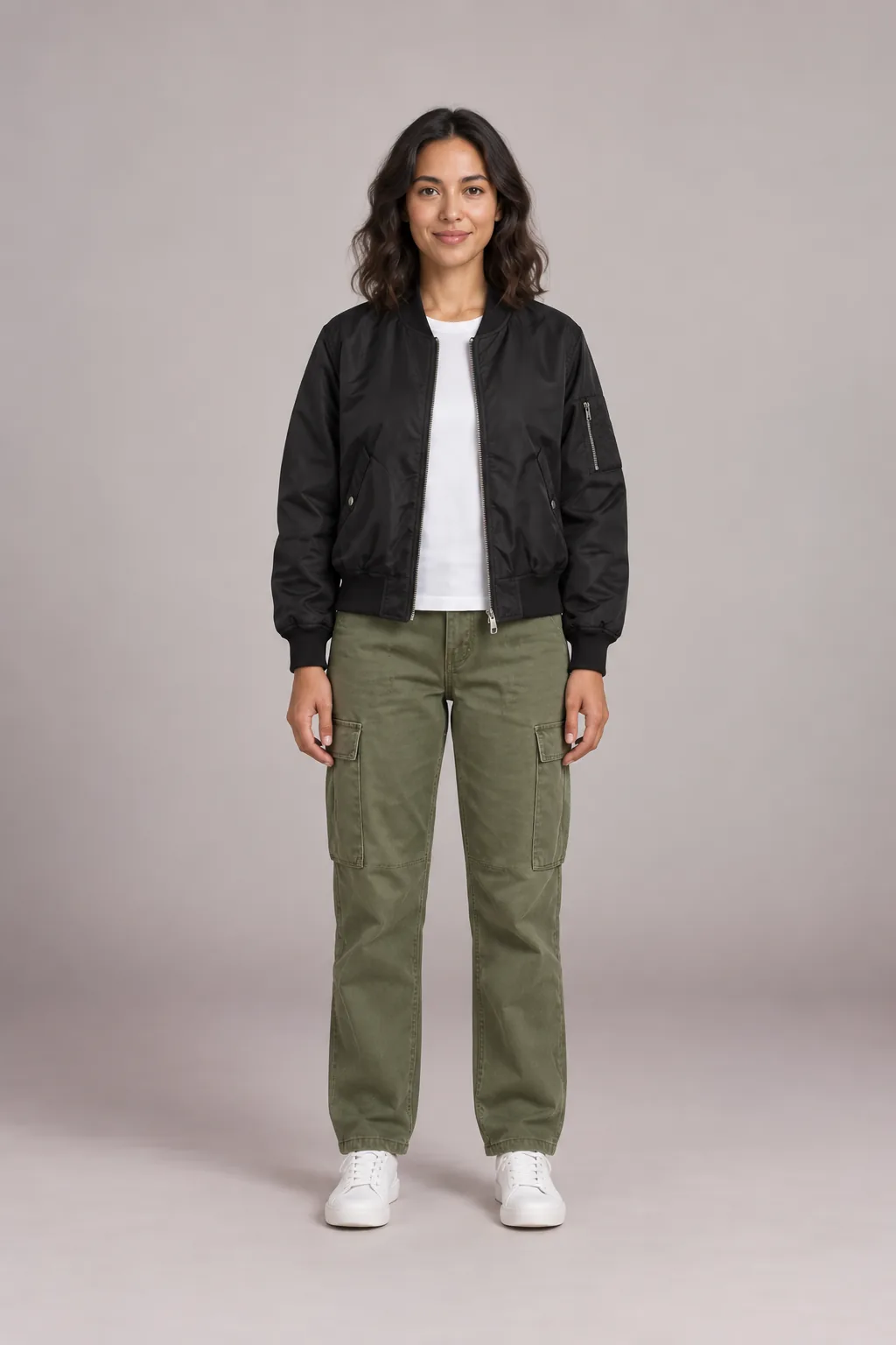 Ava wearing the complete weekend city outfit
